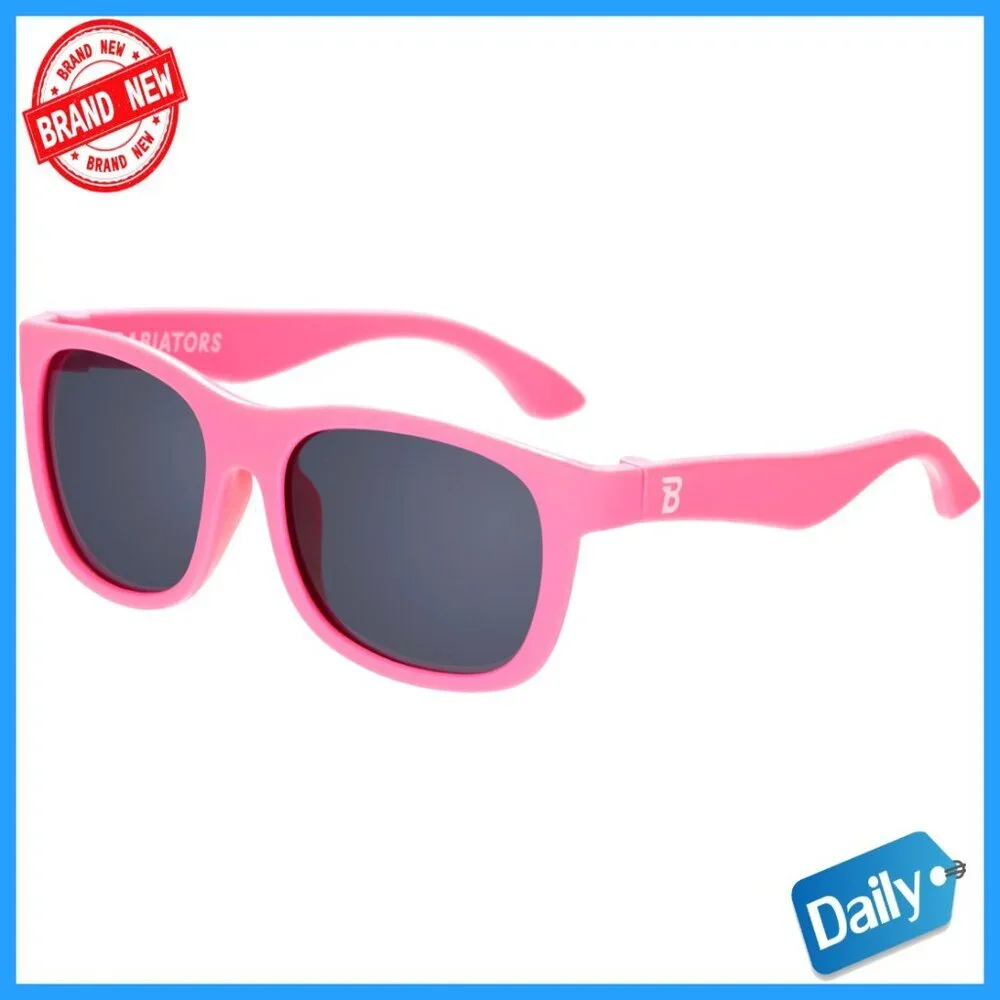 Toddler Sunglasses Flexible Rubber Frames 100% UV Protection Shatter-Resistant